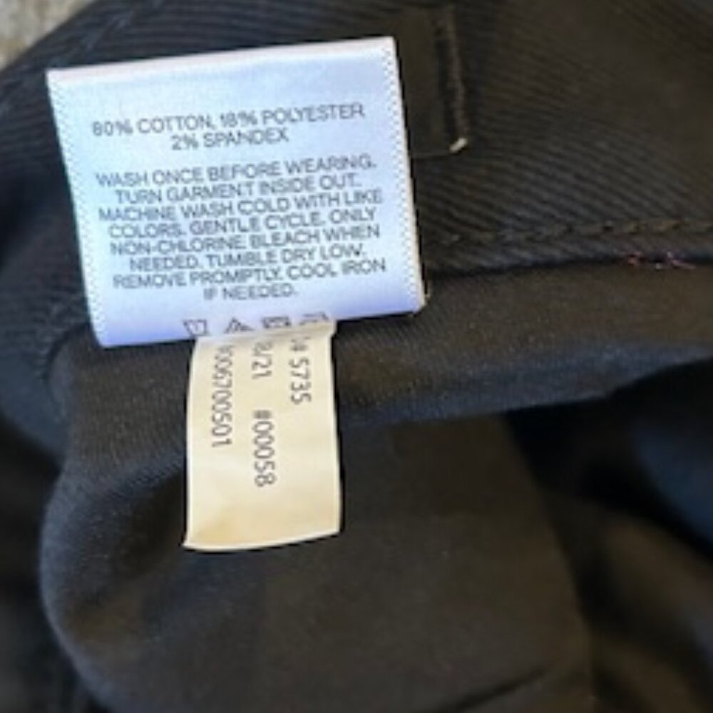 Express Curvy Mid Rise Black Bootcut Jeans - Picture 7 of 11